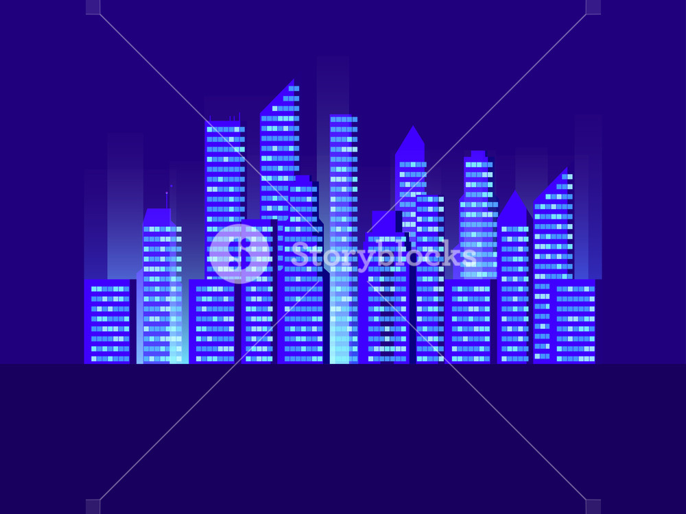 1000x750 Cityscape With Skyscrapers Cities Of The Future Retro Futuristic