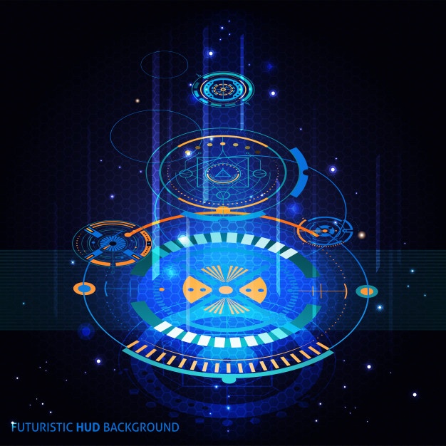 Futuristic Hud Background Vector Free Download 626x626 Futuristic Hud Background Vector Free Download