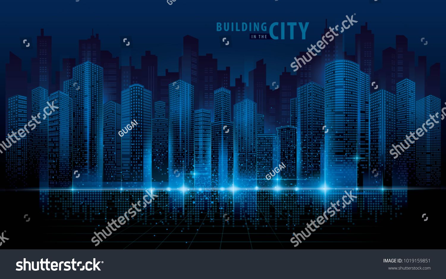 Abstract Futuristic City Vector, Digital Cityscape Background 1500x940 Abstract Futuristic City Vector, Digital Cityscape Background