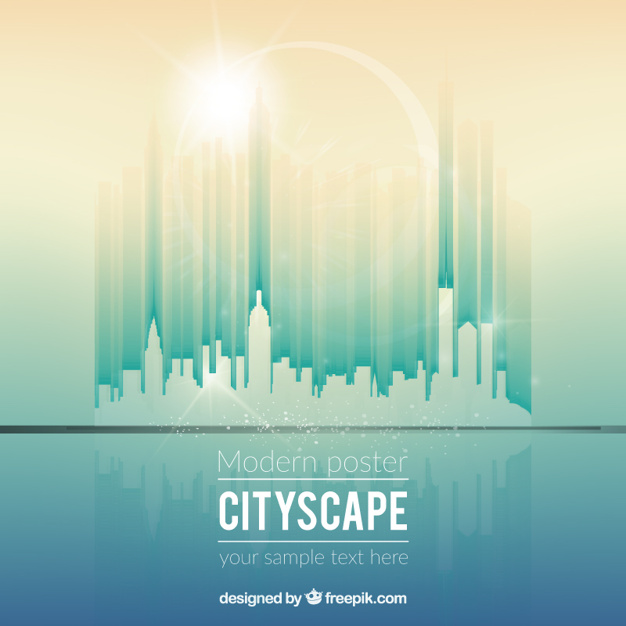Futuristic City Vector Free Download 626x626 Futuristic City Vector Free Download