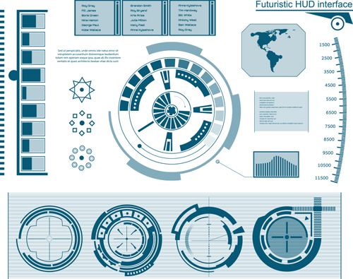 Futuristic Hud Interface Template Vector Free Download 500x395 Futuristic Hud Interface Template Vector Free Download