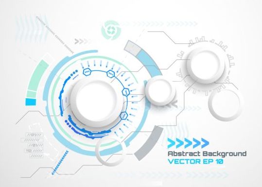 Hud Futuristic Tech Background Vector Free Download 539x385 Hud Futuristic Tech Background Vector Free Download
