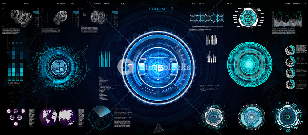 1000x438 Abstract Technology Ui Futuristic Concept Hud, Interface Hologram