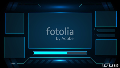 500x286 Futuristic Interface Technology Design Stock Image And Royalty