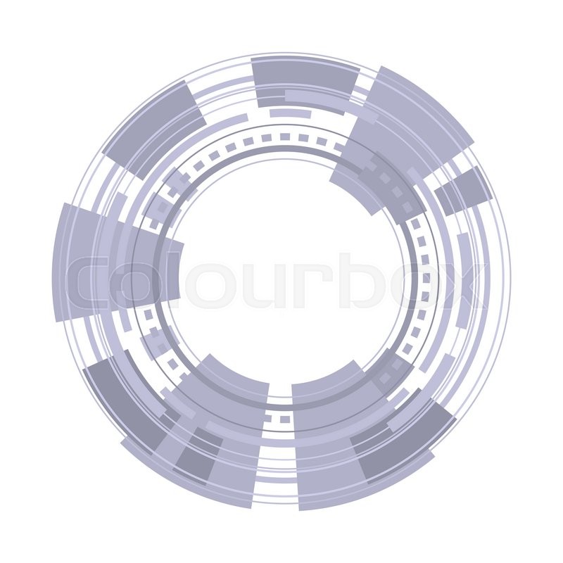 800x800 Sci Fi Futuristic User Interface Stock Vector Colourbox