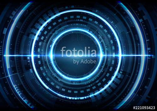 500x354 Abstract Digital Technology Futuristic Interface Background Vector