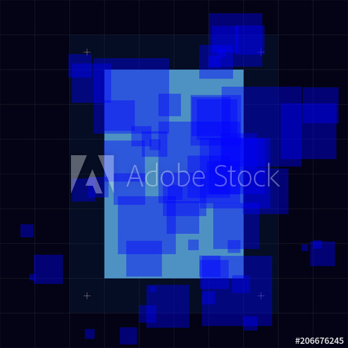 Abstract Futuristic Vector Illustration, High Technology Dark Blue 500x500 Abstract Futuristic Vector Illustration, High Technology Dark Blue