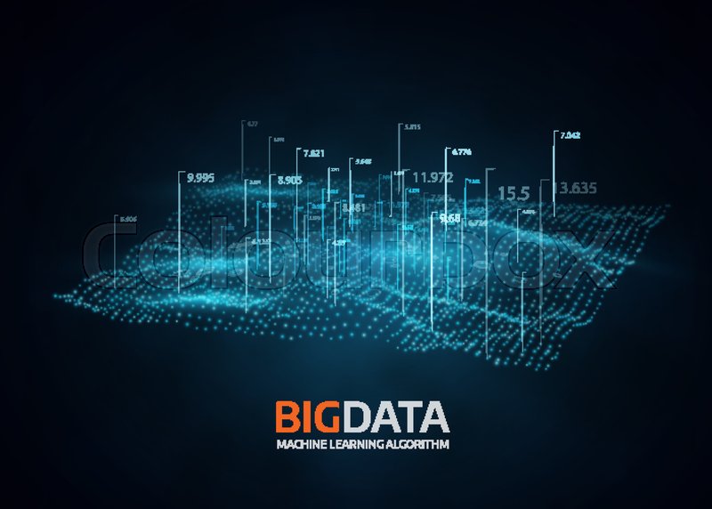Big Data Visualization Futuristic Stock Vector Colourbox 800x572 Big Data Visualization Futuristic Stock Vector Colourbox