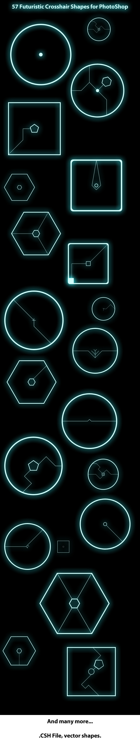 Futuristic Photoshop Shapes From Graphicriver 590x3126 Futuristic Photoshop Shapes From Graphicriver