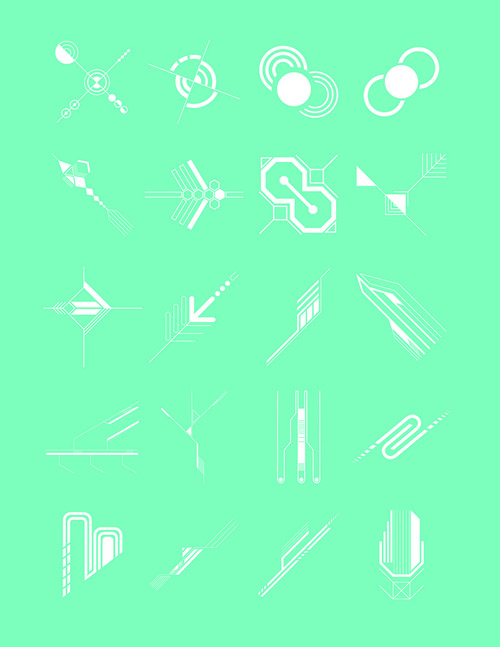 Futuristic Shapes Vector Graphic Images 500x647 Futuristic Shapes Vector Graphic Images