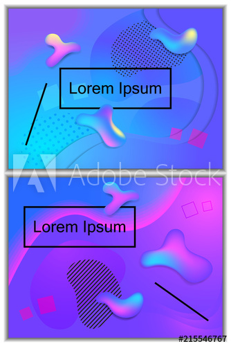 Futuristic Vector Abstract Cards With Blue And Pink Gradient 334x500 Futuristic Vector Abstract Cards With Blue And Pink Gradient