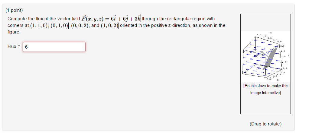 1032x441 Solved Compute The Flux Of The Vector Field Fvector