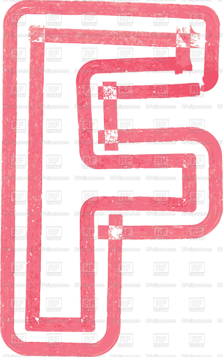 749x1200 Capital Pink Letter F Vector Image Of Fonts Type Aroastock