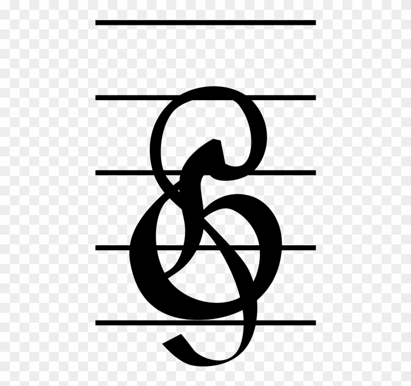 840x790 Mensural G Clef