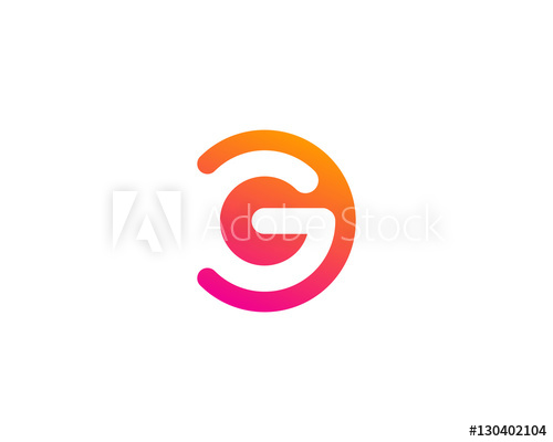 Letter G Modern Shape Logo Design Template Element 500x400 Letter G Modern Shape Logo Design Template Element