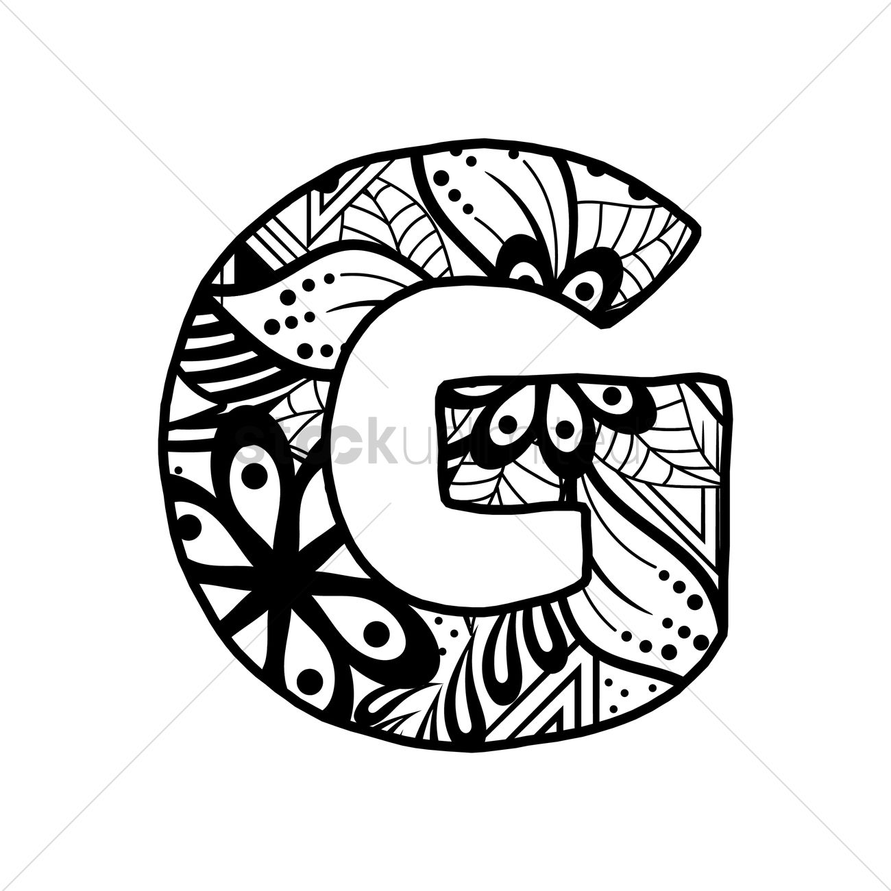 Letter G Vector Image 1300x1300 Letter G Vector Image