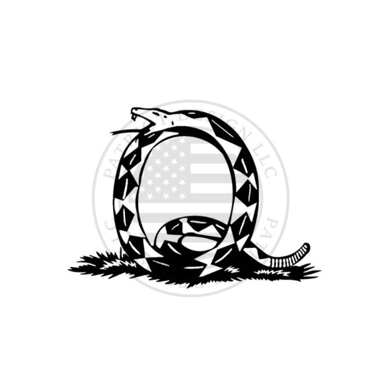 794x794 Q Qanon Gadsden Black White Flag Vector Etsy