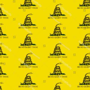 300x300 Vector Background Picture Rattlesnake Gadsden Flag Geekchicpro