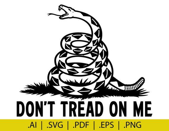 570x441 Don't Tread On Me Download Dxf Circut Gadsden