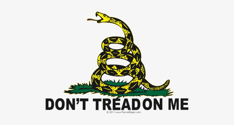 820x439 Don't Tread On Me Png