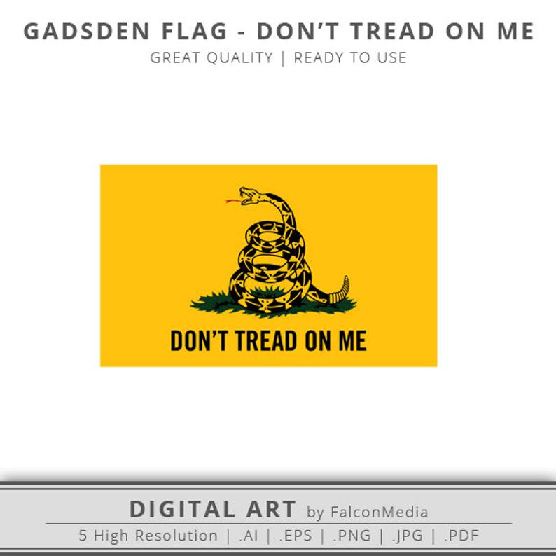 794x794 Don't Tread On Me Gadsden Flag Snake Vector Etsy