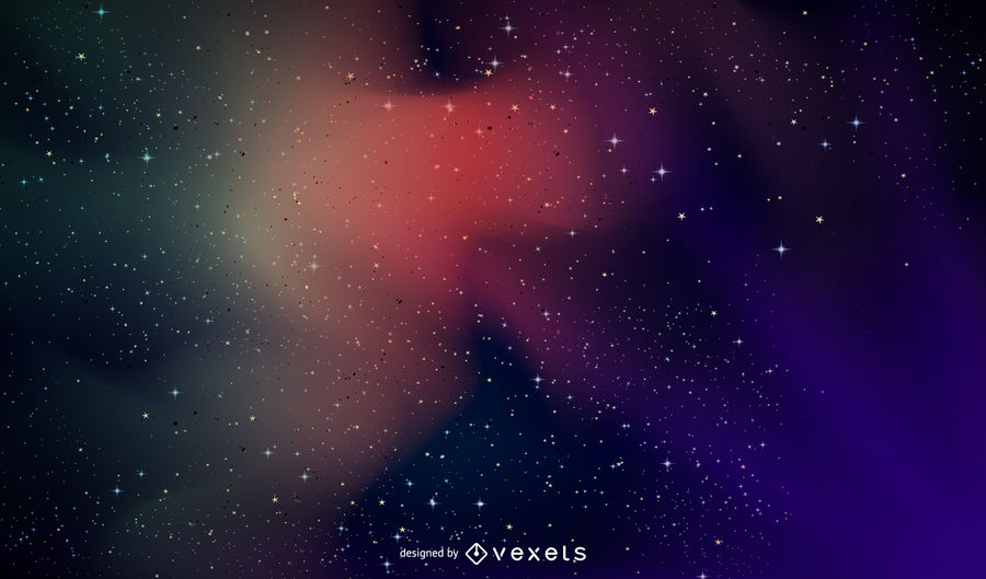 900x529 Colorful Space Galaxy Background