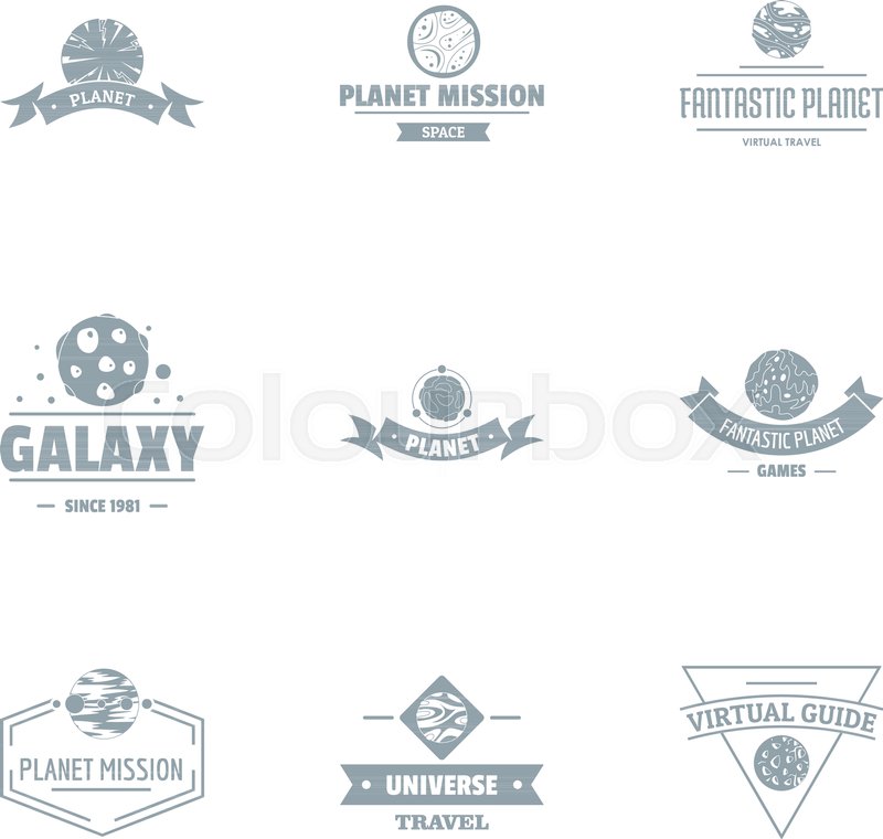 Galaxy Mission Logo Set Simple Set Of Stock Vector Colourbox 800x760 Galaxy Mission Logo Set Simple Set Of Stock Vector Colourbox
