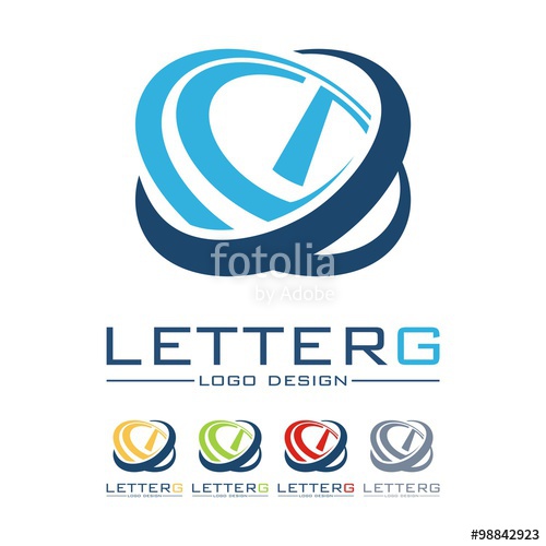 Letter G, Oval, Galaxy Design Logo Vector Stock Image And Royalty 500x500 Letter G, Oval, Galaxy Design Logo Vector Stock Image And Royalty