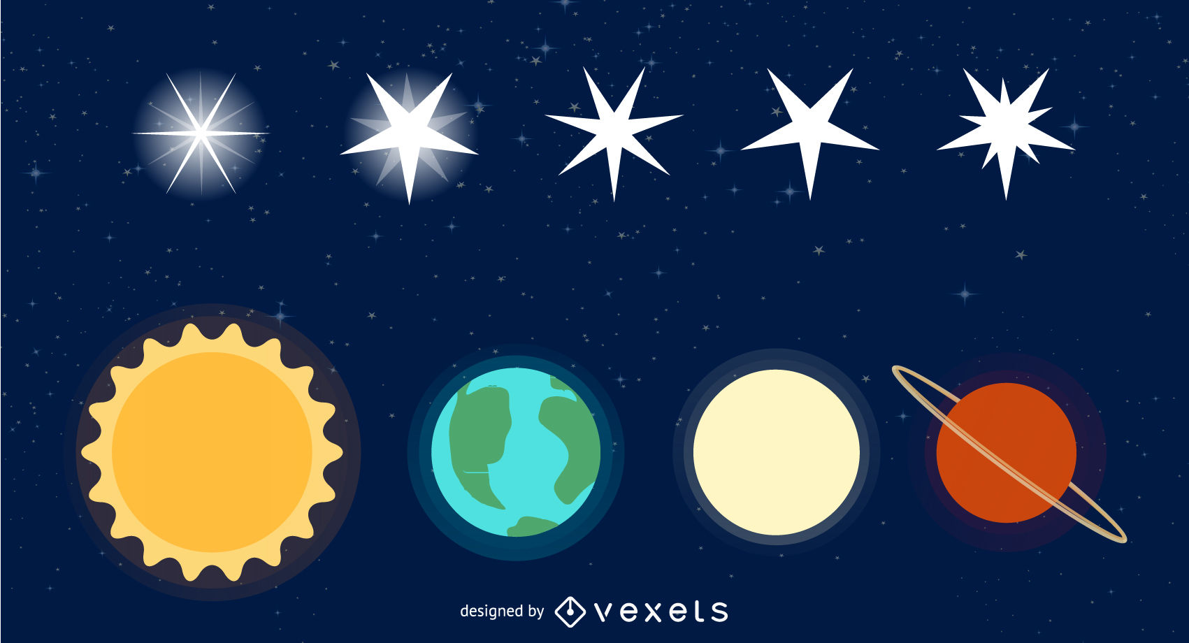 1701x920 Free Stars And Galaxy Vector Pack