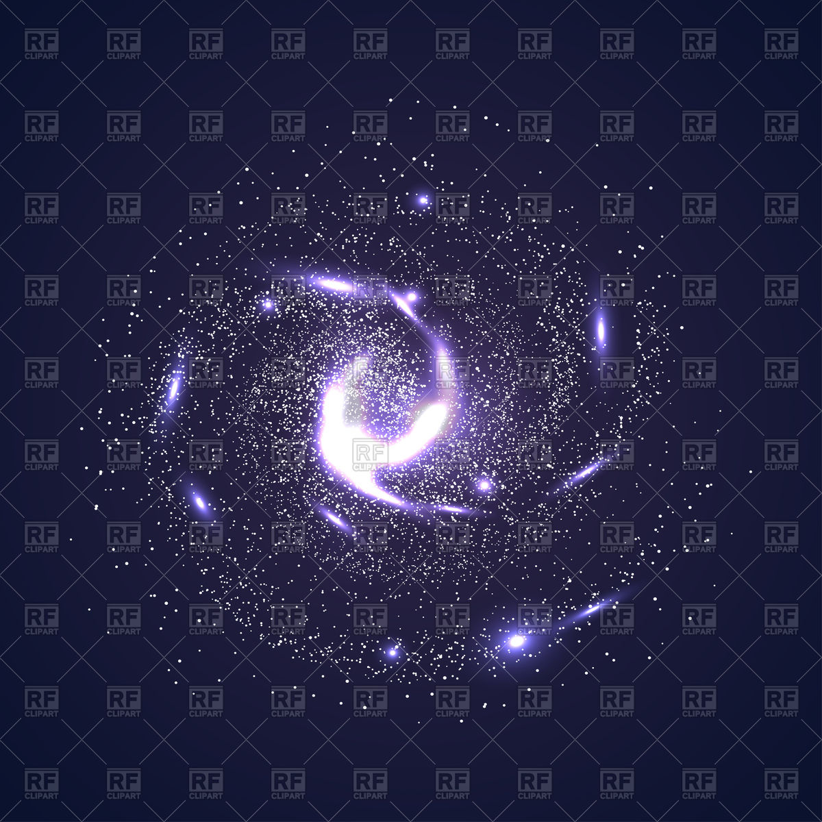 1200x1200 Galaxies, Cosmos, Effect Tunnel Spiral Galaxy Vector Image