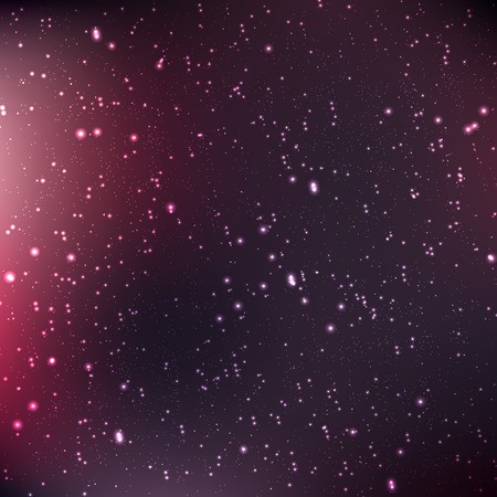 450x450 Universe Filled With Stars, Nebula And Galaxy, Vector Illustration