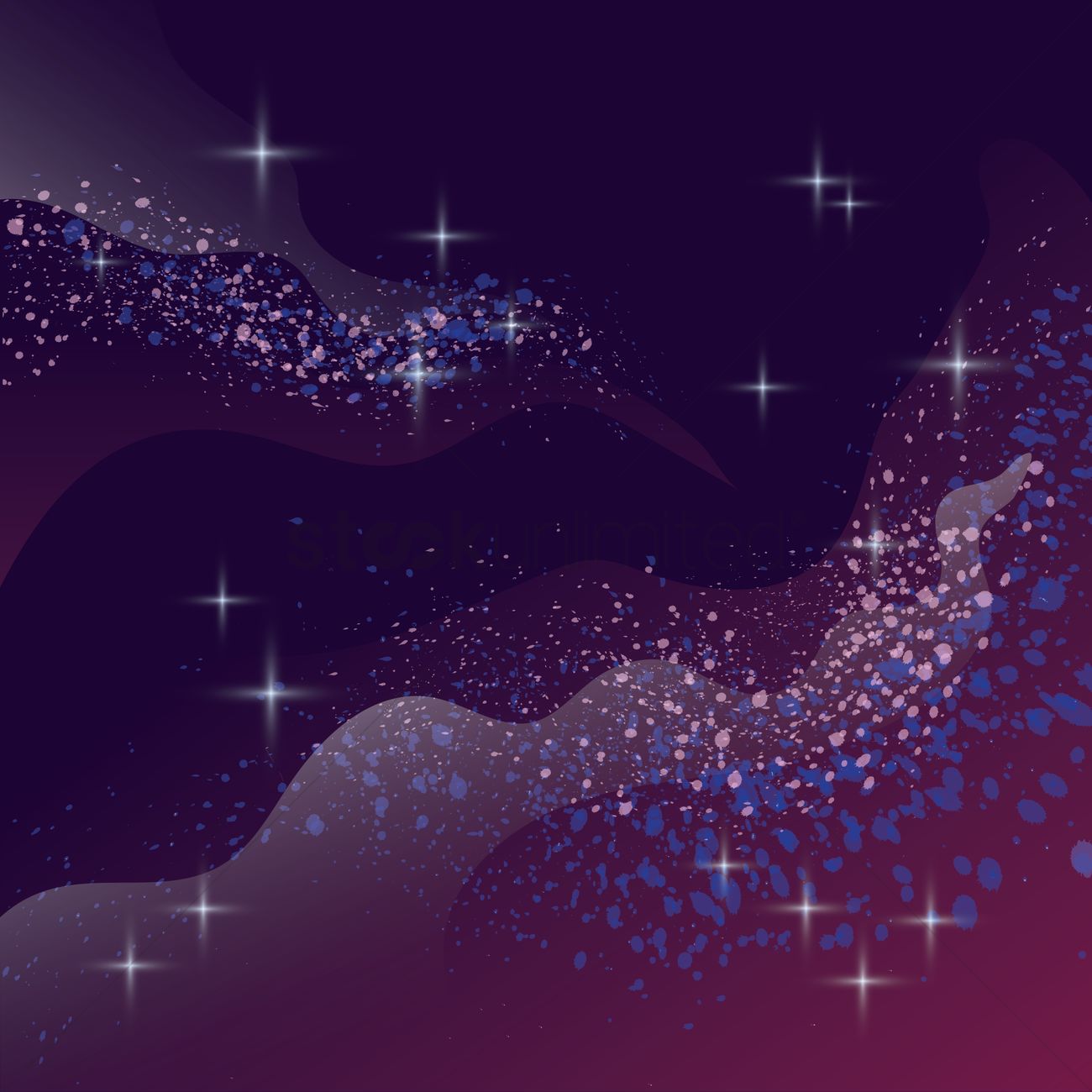 1300x1300 Galaxy Vector Image