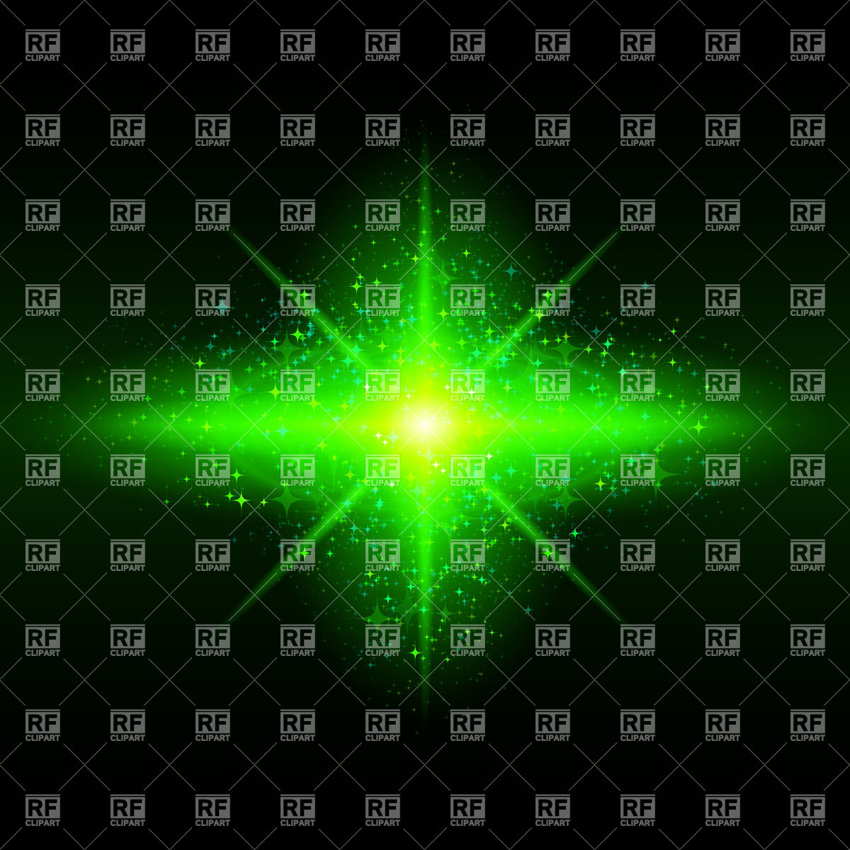1200x1200 Green Glowing Galaxy Vector Image Of Backgrounds, Textures