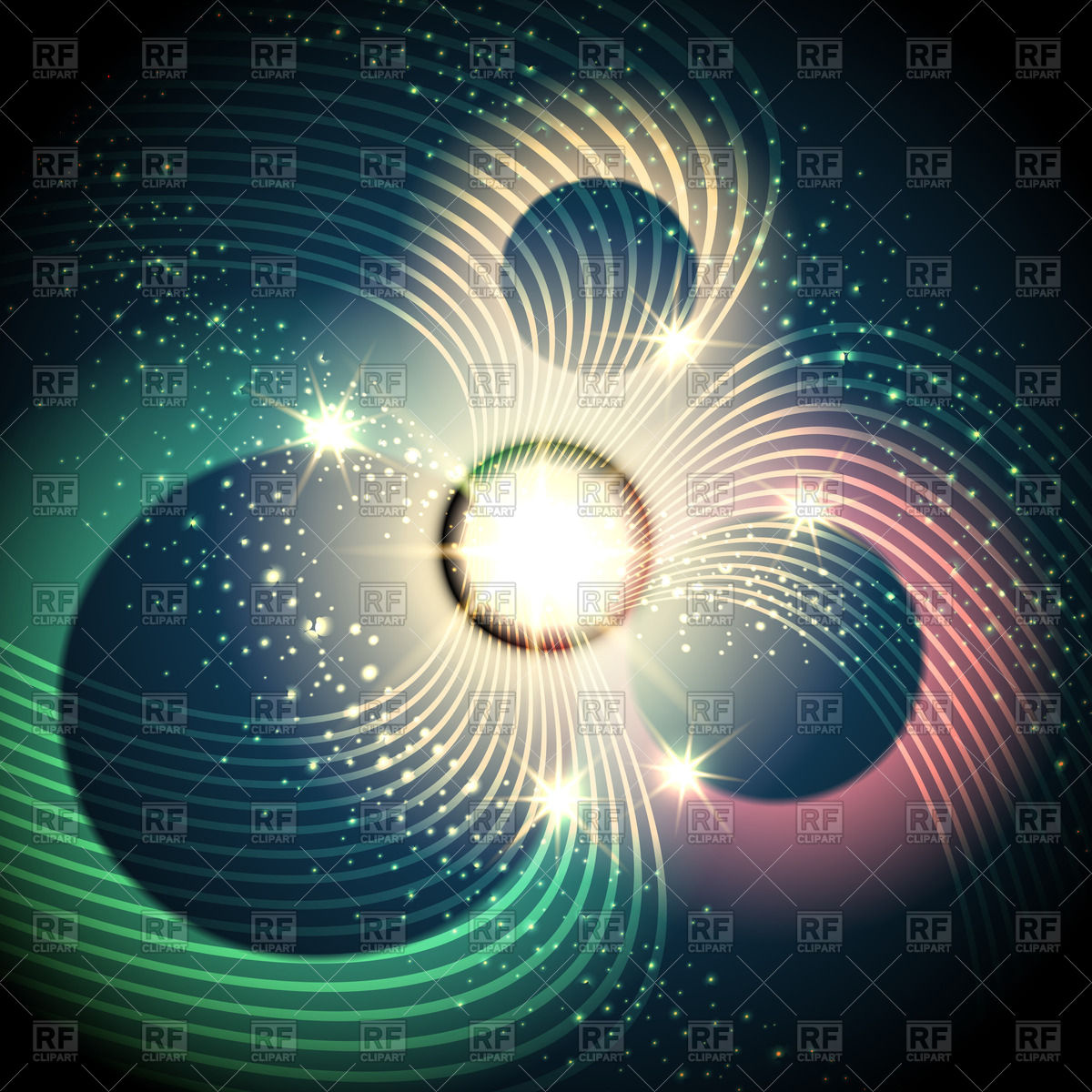 1200x1200 Abstract Symbolic Space Radiance