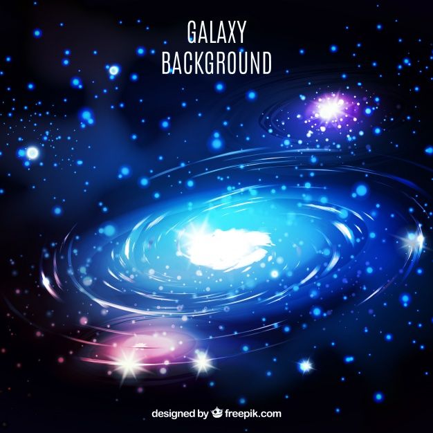 626x626 Bright Galaxy Background Free Vector Freepik