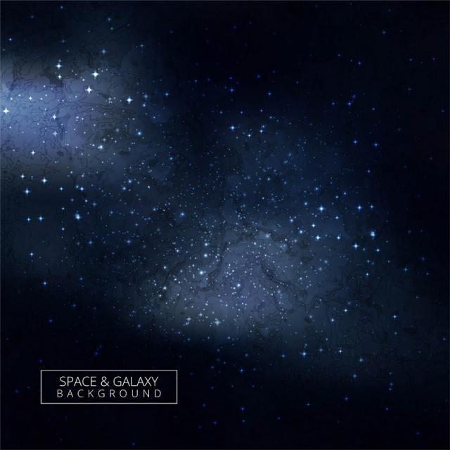 640x640 Abstract Universe Filled With Stars, Nebula And Galaxy Background