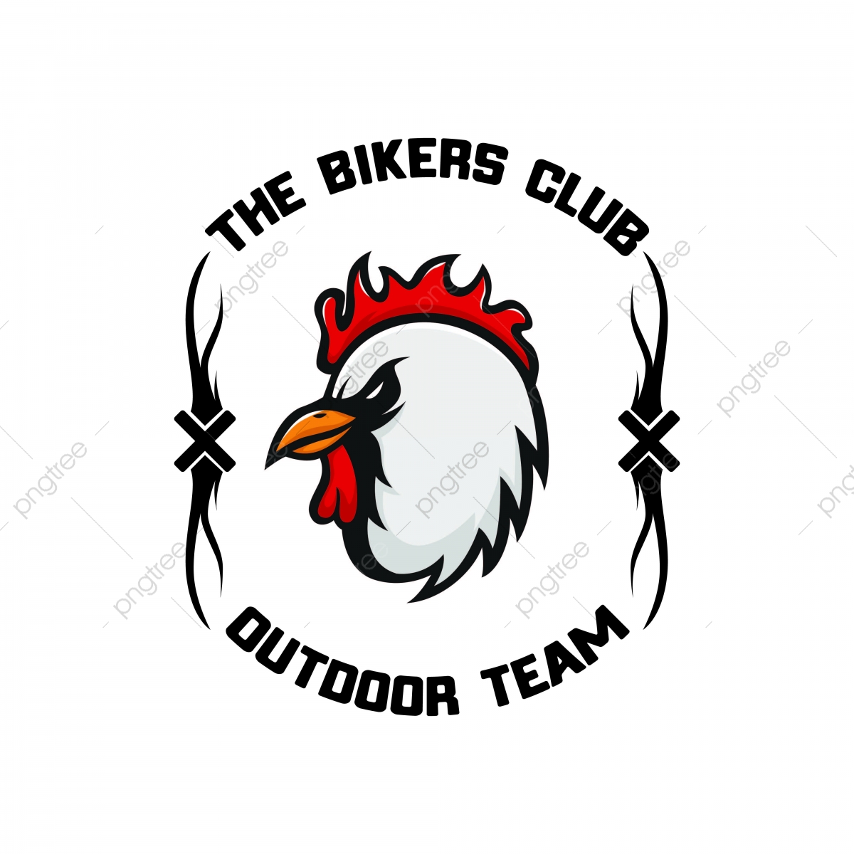 1200x1200 Pollo Mascota Logo Emblema Gallo Cabeza Animal Vector