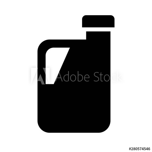 Gallon Vector, Grocery Store Related Solid Style Icon 500x500 Gallon Vector, Grocery Store Related Solid Style Icon