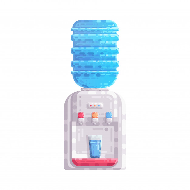 Water Cooler Dispenser With Plastic Bottle Gallon Vector 626x626 Water Cooler Dispenser With Plastic Bottle Gallon Vector