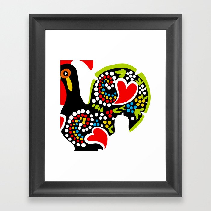 700x700 Galo De Barcelos I Framed Art Print