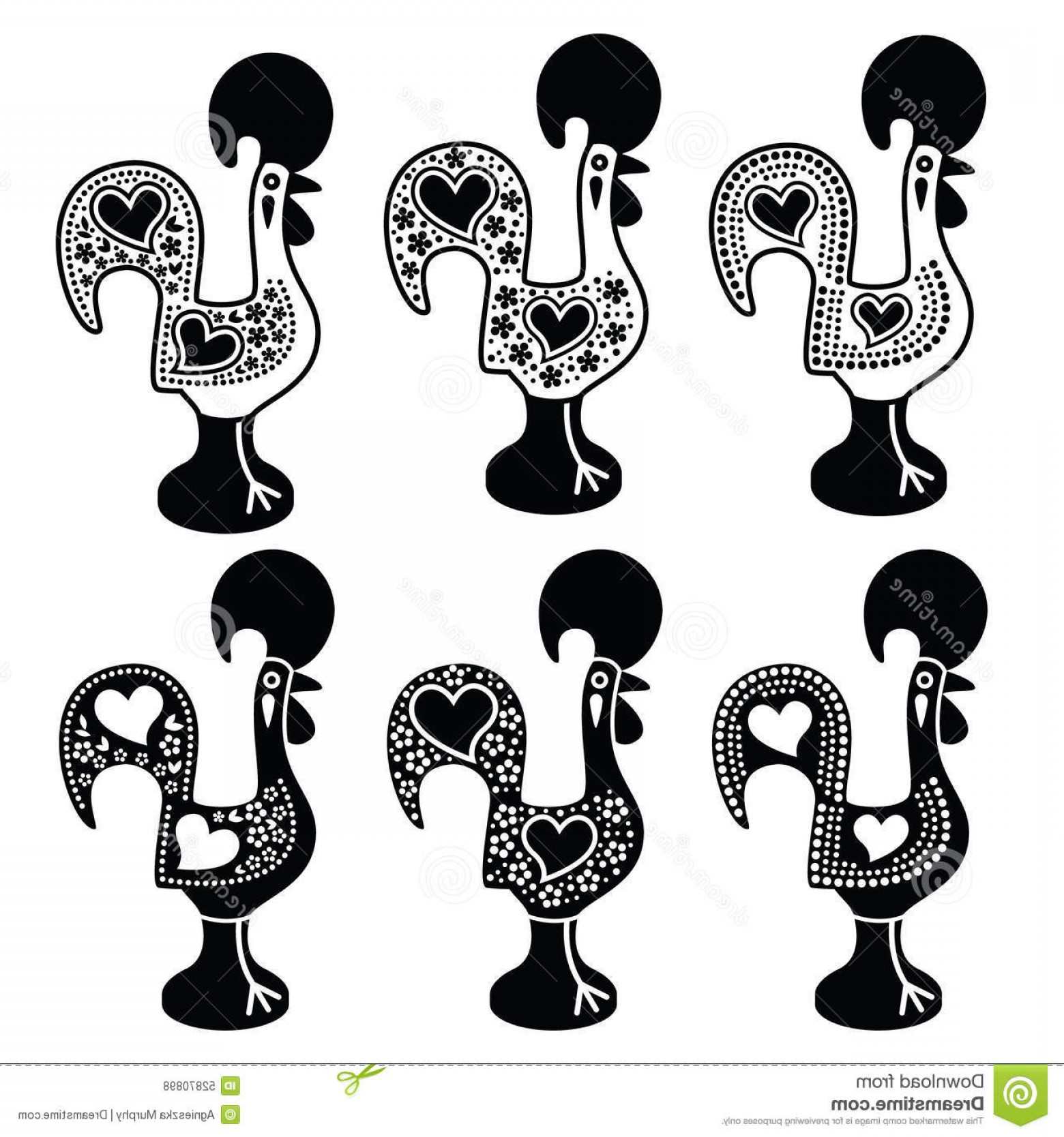 1560x1668 Stock Illustration Portuguese Rooster Barcelos Galo De Barcelos