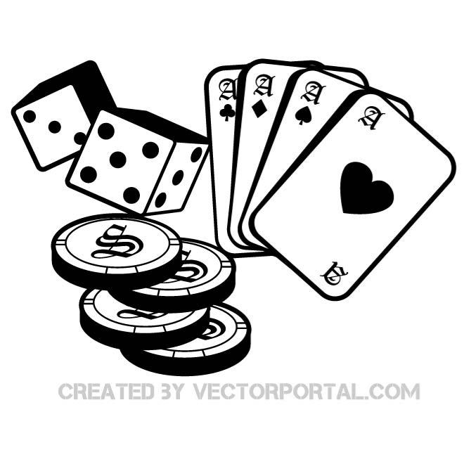 Casino And Gambling Vector 660x660 Casino And Gambling Vector