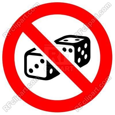 No Gambling Zone Prohibition Sign 400x400 No Gambling Zone Prohibition Sign