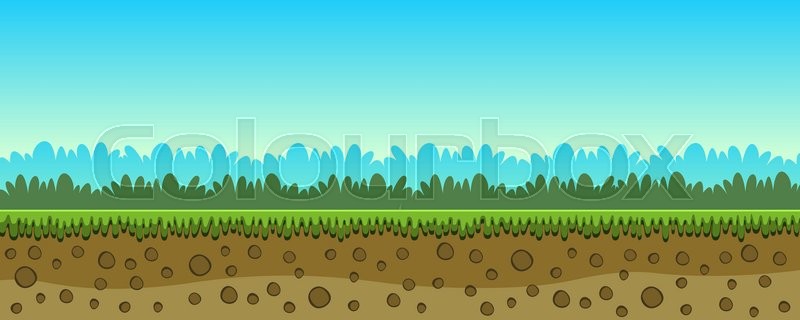 Cartoon Game Background Landscape Stock Vector Colourbox 800x320 Cartoon Game Background Landscape Stock Vector Colourbox