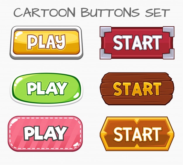 Cartoon Buttons Set Game Vector Illustration Vector Premium Download 626x564 Cartoon Buttons Set Game Vector Illustration Vector Premium Download
