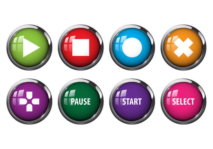 Free Arcade Button Vectors 700x490 Free Arcade Button Vectors