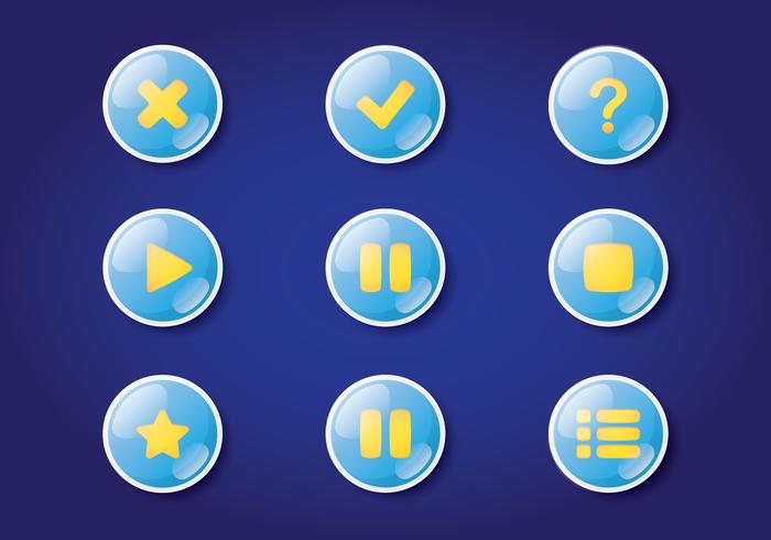 Game Button Free Vector Art 700x490 Game Button Free Vector Art