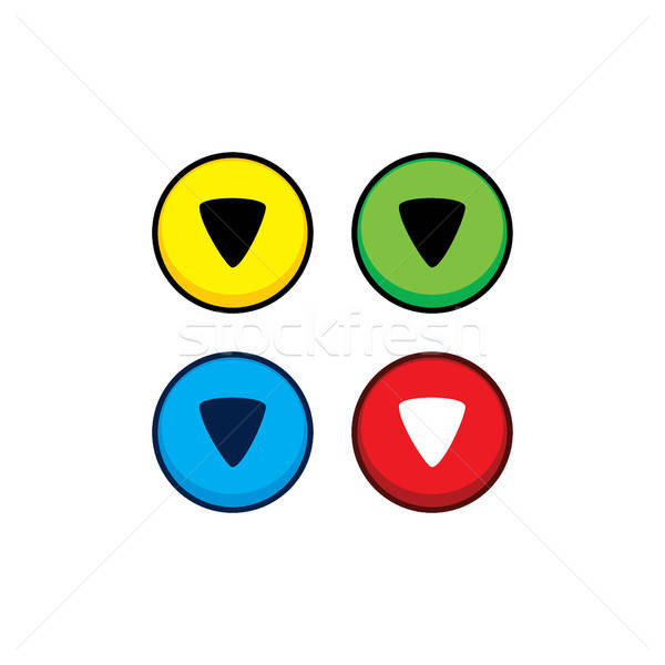 Color Game Asset Menu Icon Button Vector Vector Illustration 600x600 Color Game Asset Menu Icon Button Vector Vector Illustration