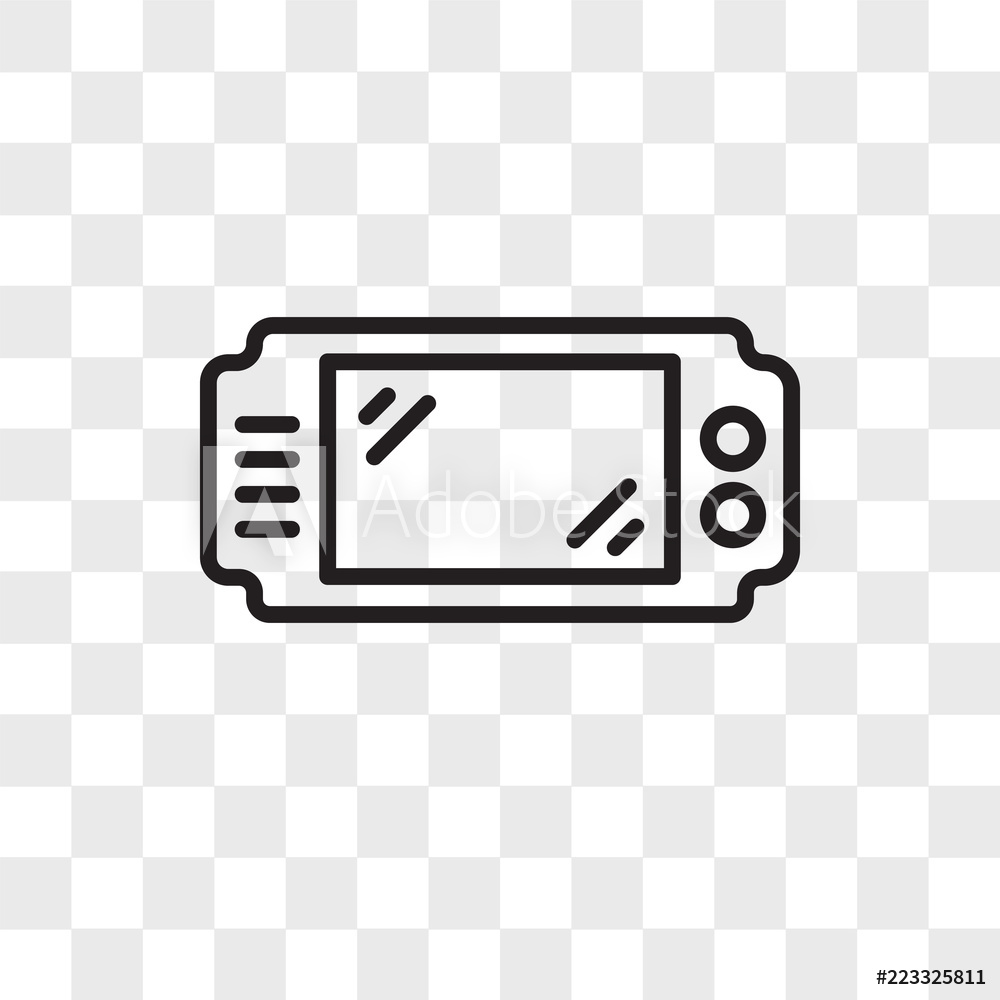 1000x1000 Photo Art Print Game Console Vector Icon Isolated On Transparent