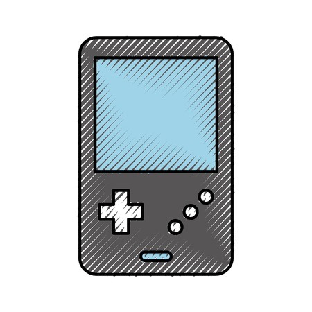 450x450 Portable Video Game Console Vector Illustration Design Royalty